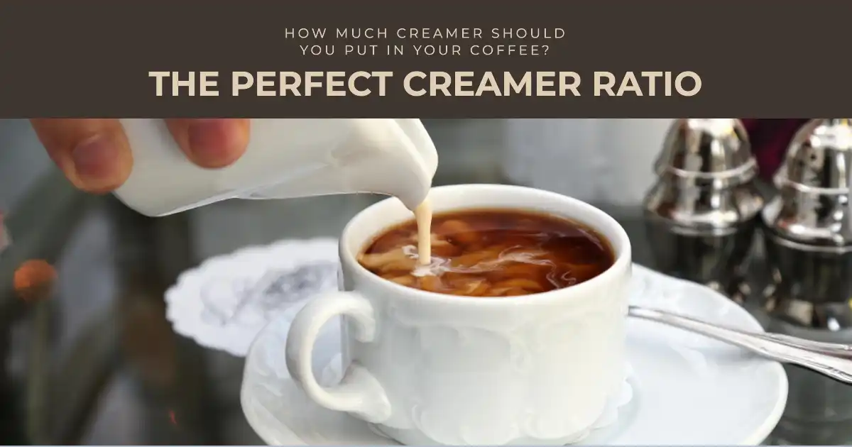 how much creamer to put in coffee