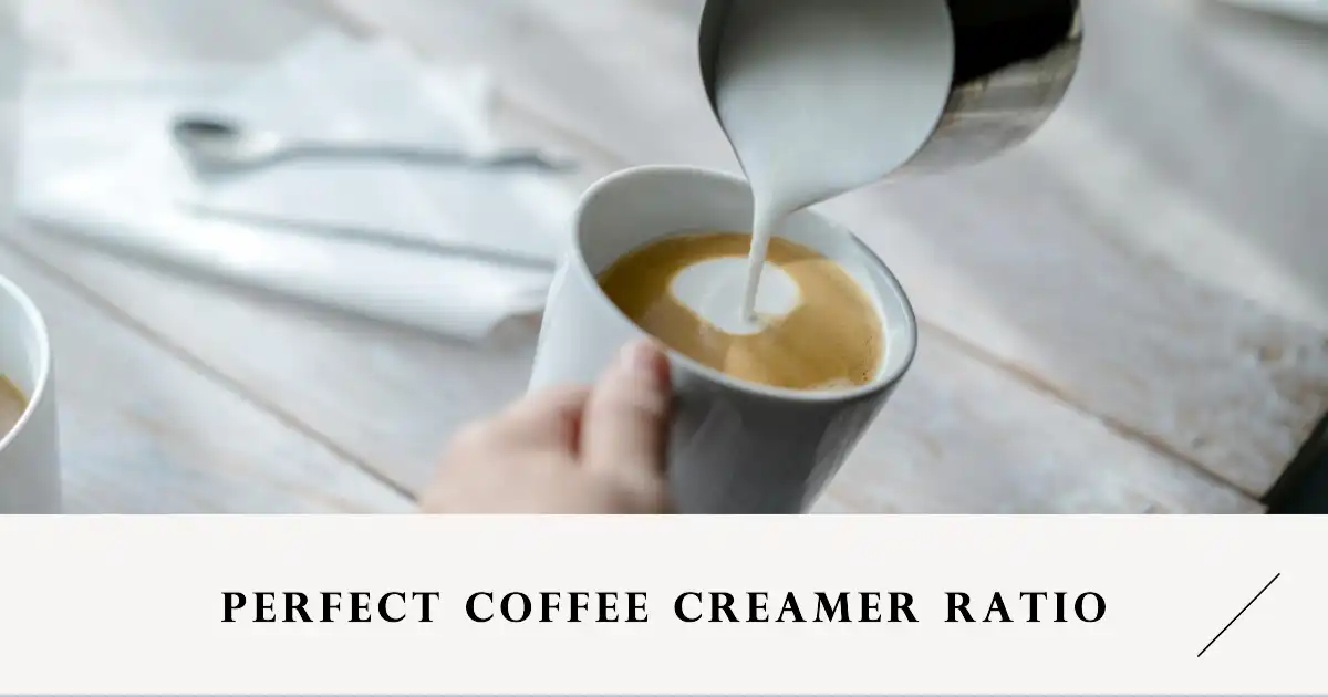 how much creamer to put in coffee