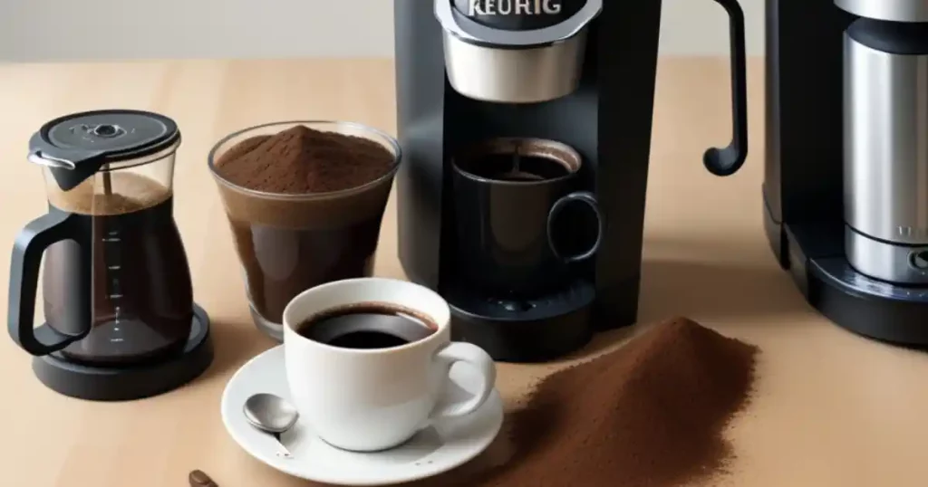 how to use ground coffee in Keurig