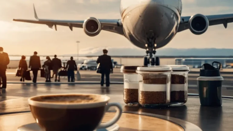 Can you bring ground coffee on a plane
